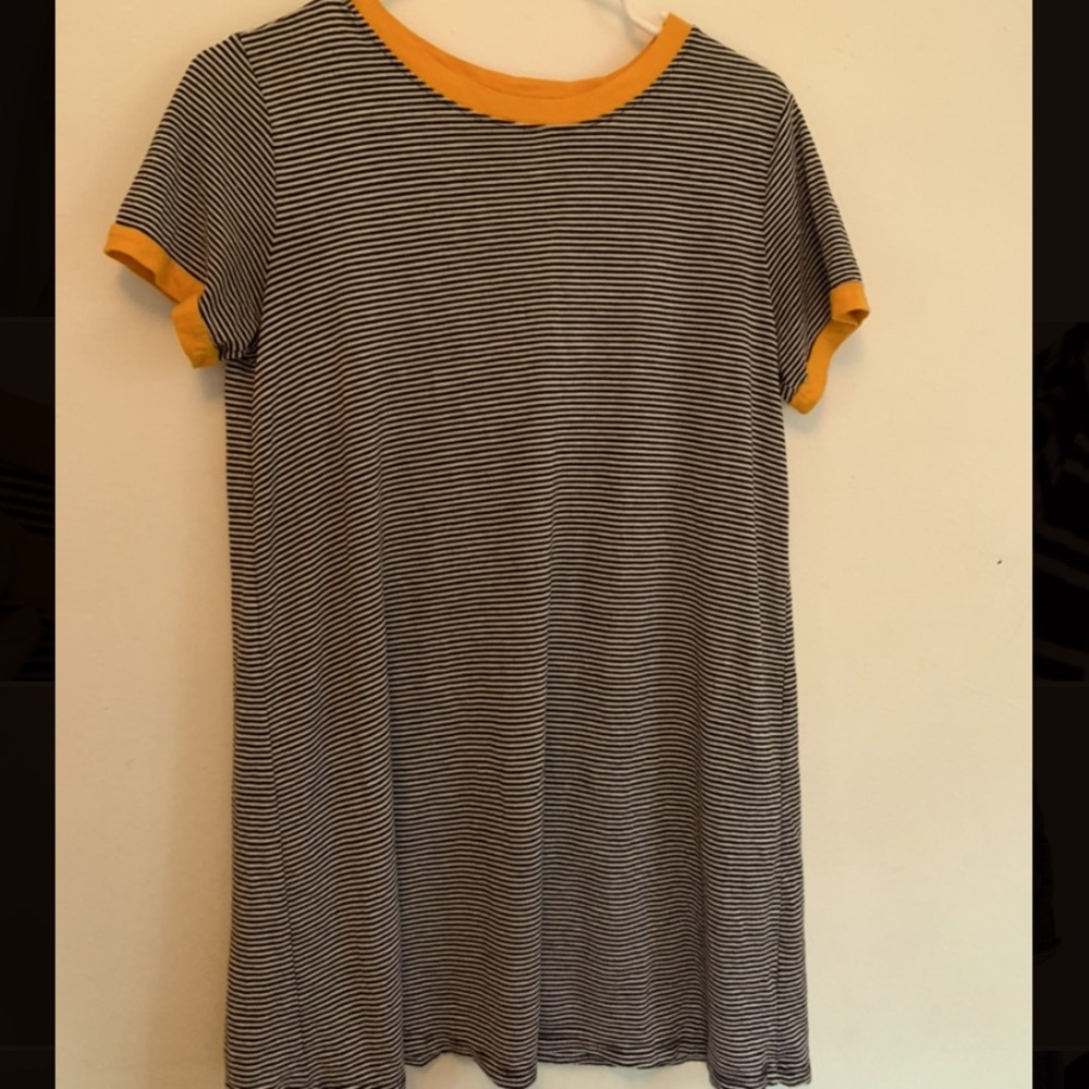 B&W striped t-shirt dress!